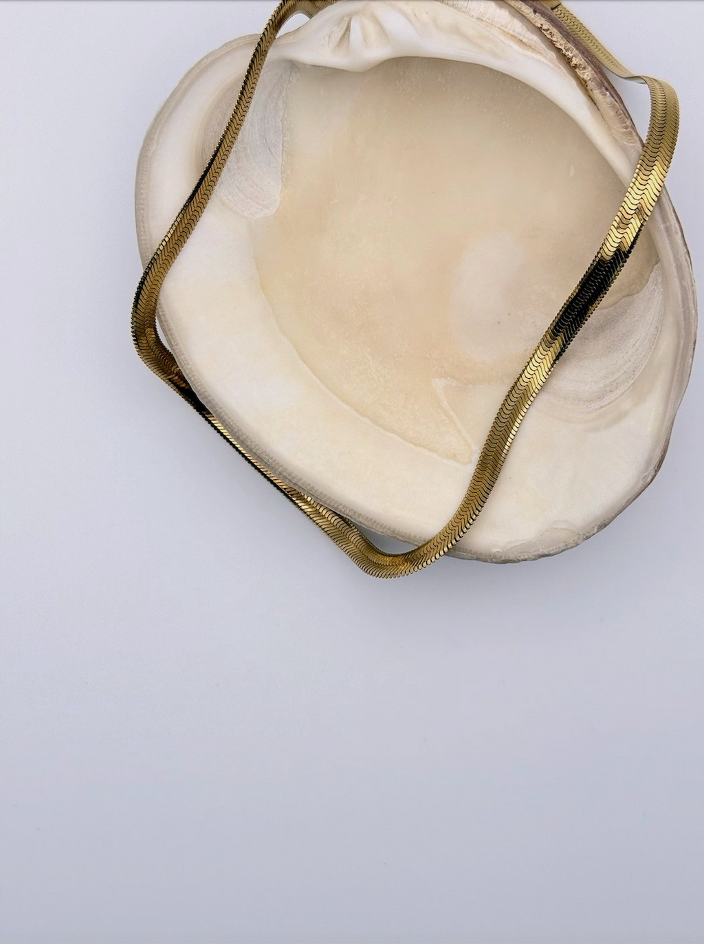 RIVER - herringbone necklace